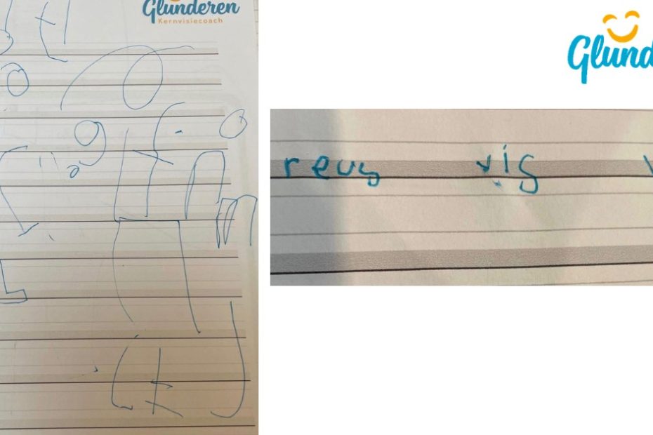 Bram aan het schrijven 1